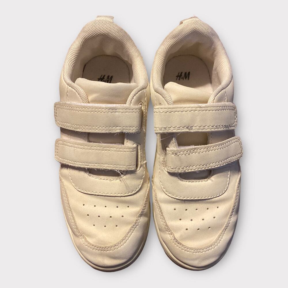 H&M (1) Cream Hook & Loop Sneakers